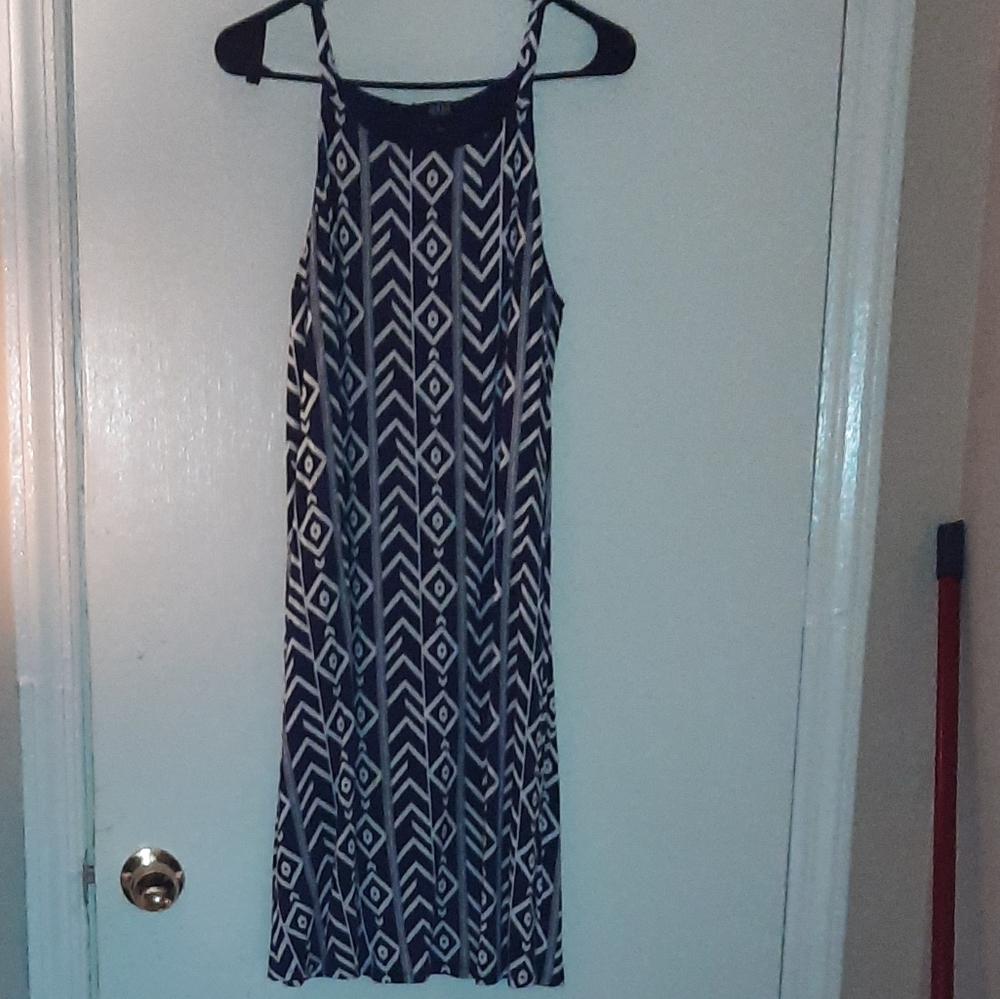 Stylish blue dress